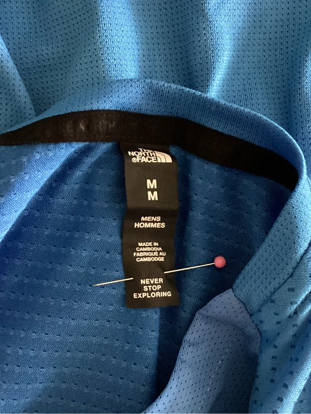 The North Face Men's Blue Short-Sleeve Performance Tee